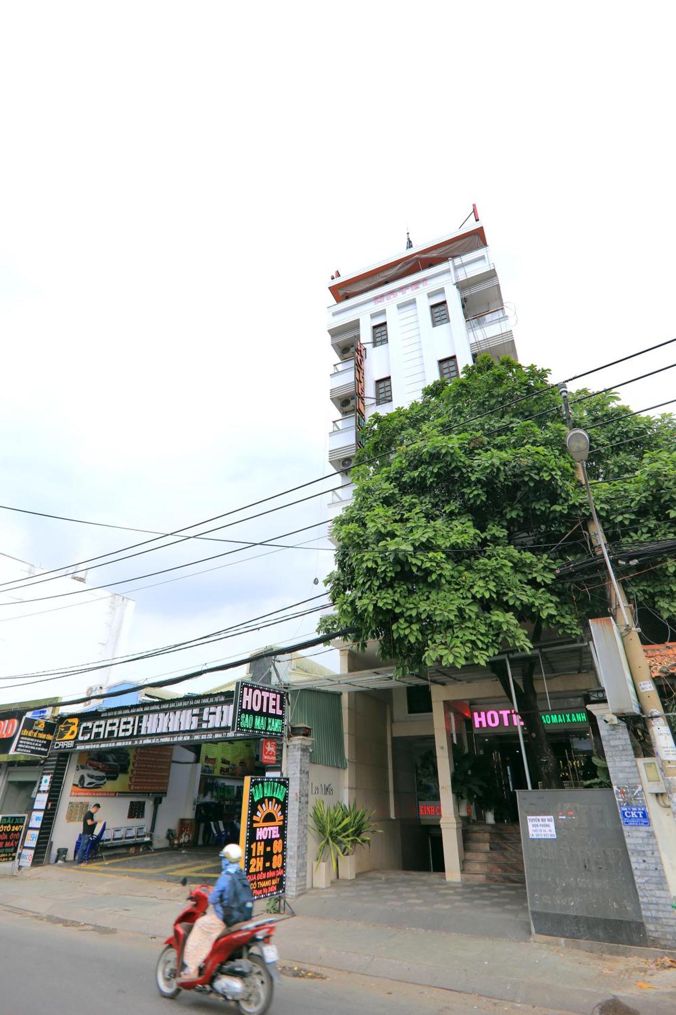 Khach San Sao Mai Xanh - Sao Mai Xanh Hotel مدينة هوشي منه المظهر الخارجي الصورة