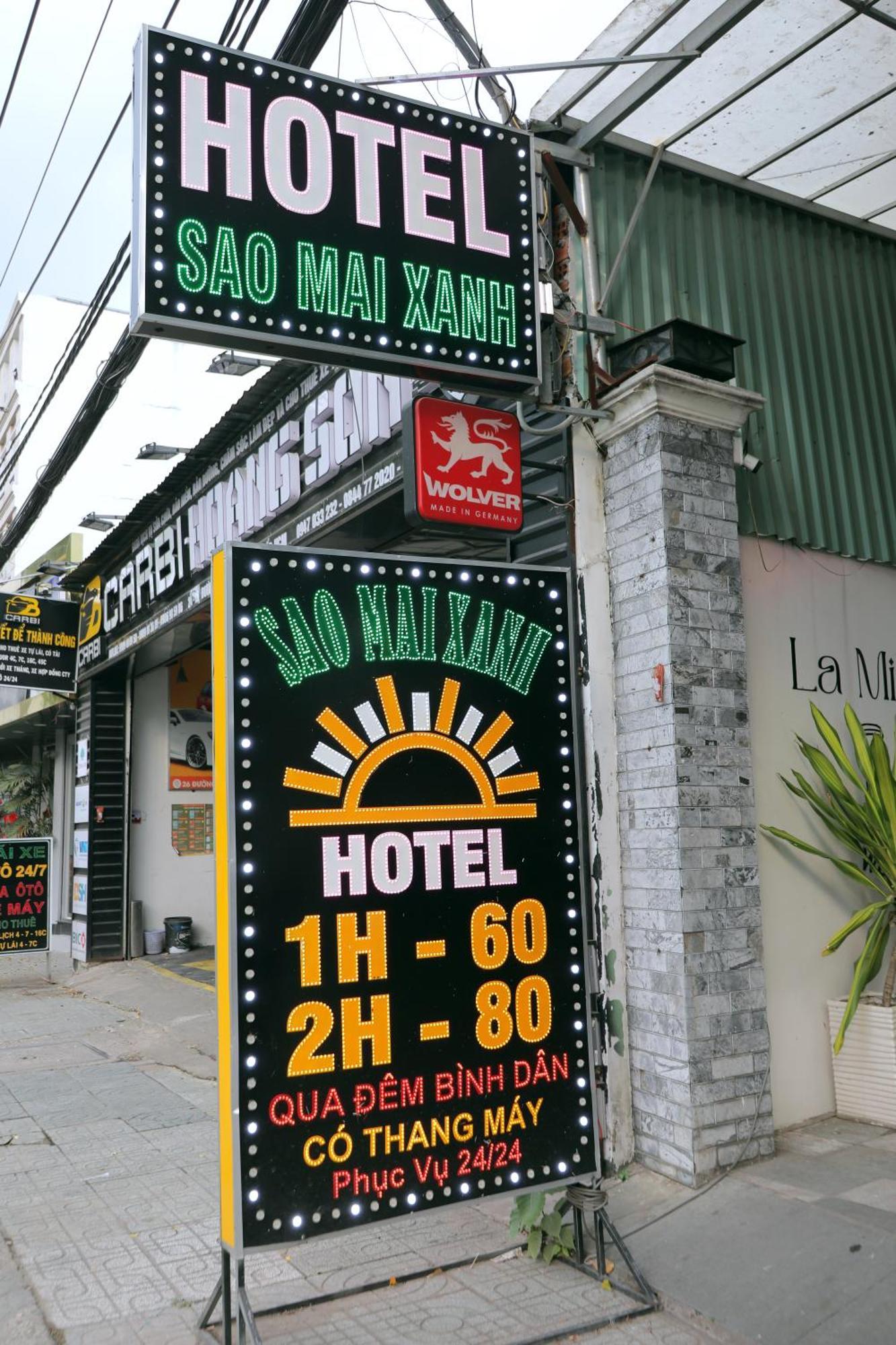 Khach San Sao Mai Xanh - Sao Mai Xanh Hotel مدينة هوشي منه المظهر الخارجي الصورة