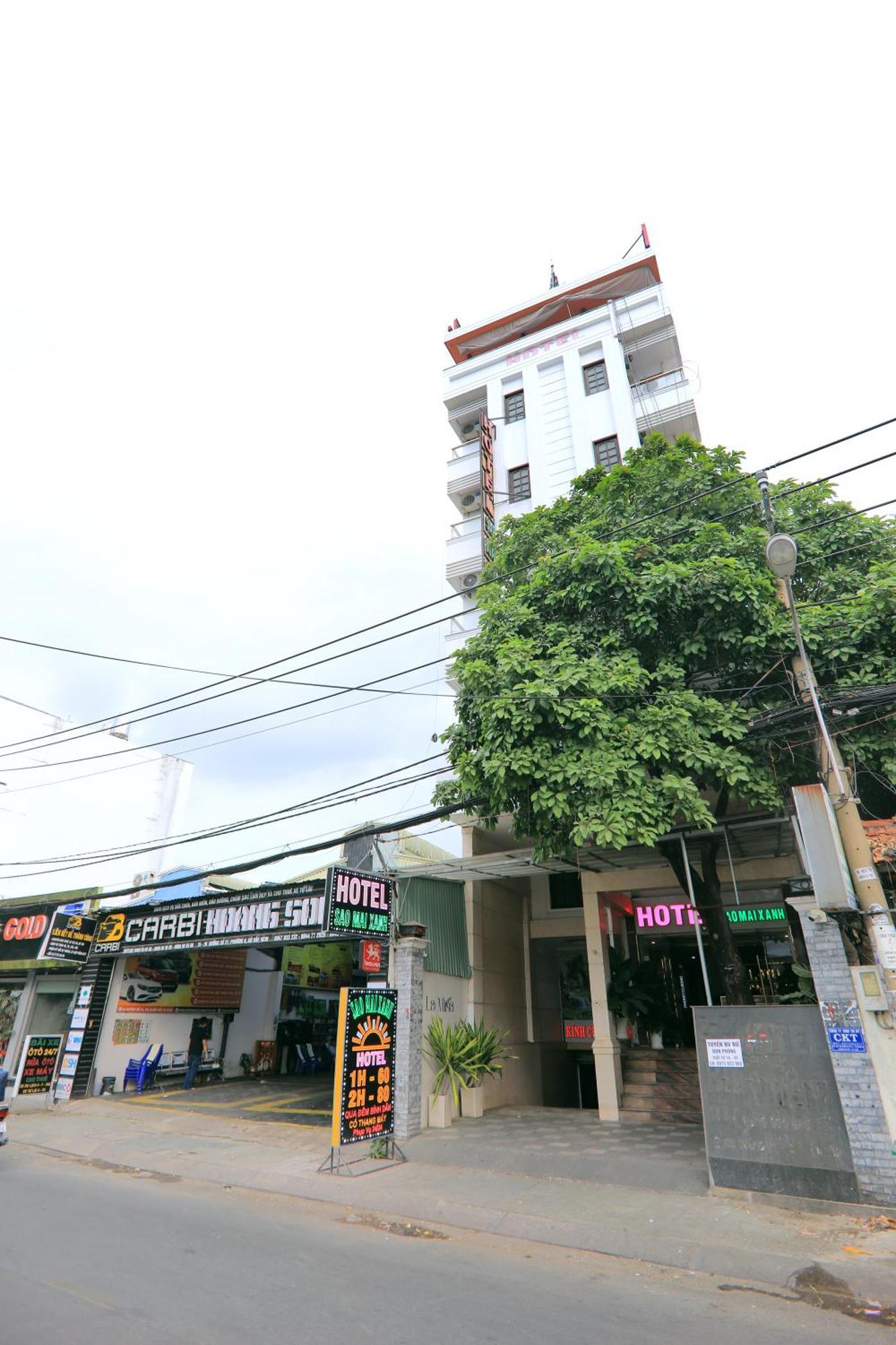 Khach San Sao Mai Xanh - Sao Mai Xanh Hotel مدينة هوشي منه المظهر الخارجي الصورة